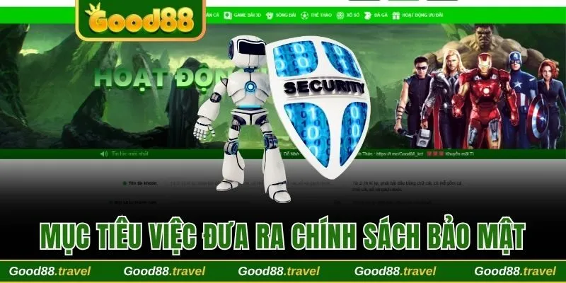 3 mục tiêu chính trong việc áp dụng chính sách bảo mật 