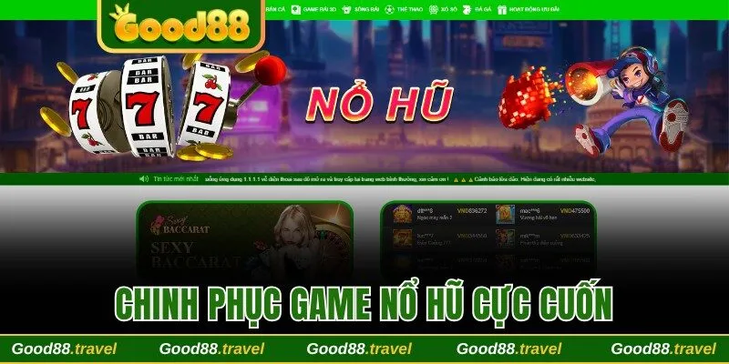 Chinh phục kho game nổ hũ sôi động cực cuốn