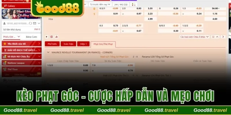 Kèo phạt góc